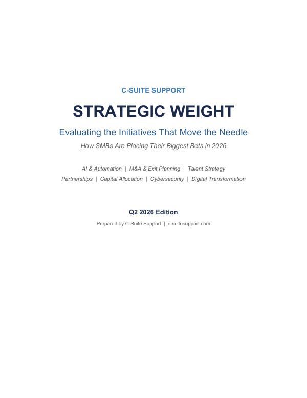 Strategic Weight report cover